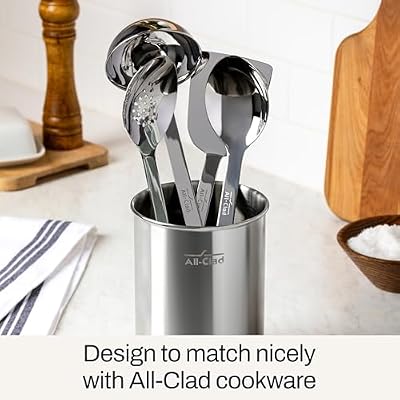 All-Clad 5-Piece Stainless Steel Kitchen Utensil Set — view 3