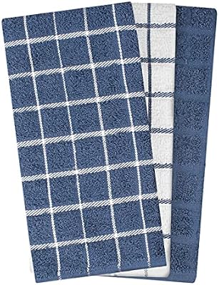Ritz Premium 100% Cotton Terry Check Kitchen Dish Towels - Highly Absorbent, Super Soft, Long-Lasting, 25"x15… — view 3