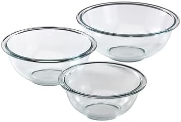 Pyrex Essentials (3-Piece) Glass Mixing Bowls Set for Prepping and Baking — view 2