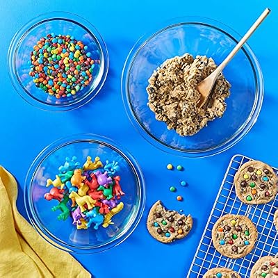 Pyrex Essentials (3-Piece) Glass Mixing Bowls Set for Prepping and Baking — view 4