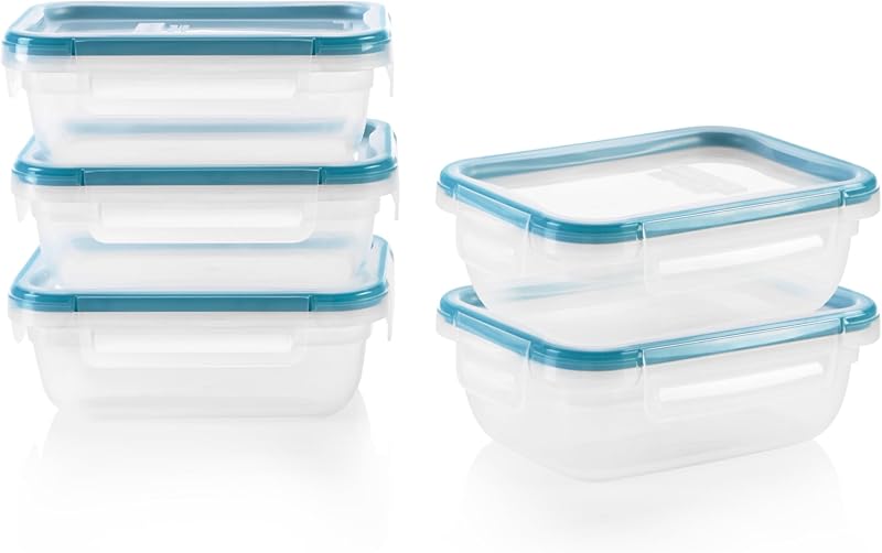 Snapware Plastic Total Solution (5-Pack, 3-Cup) Food Storage Containers Set