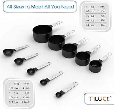 Measuring Cups & Spoons Set, Stackable Cups and Spoons — view 4