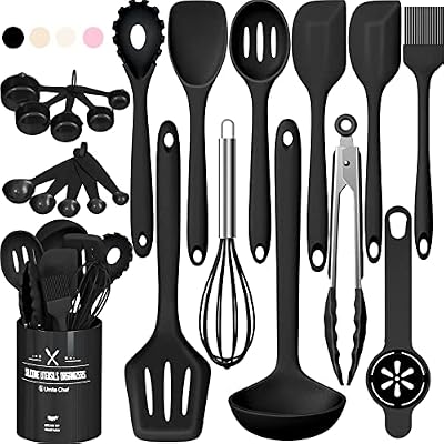 Silicone Kitchen Utensils Set, Umite Chef 22Pcs Cooking Utensils Spatula Set, Heat Resistant Non-Stick Silico… — view 2