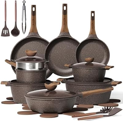 CAROTE 26pcs Pots and Pans Set, Nonstick Cookware Sets — view 2