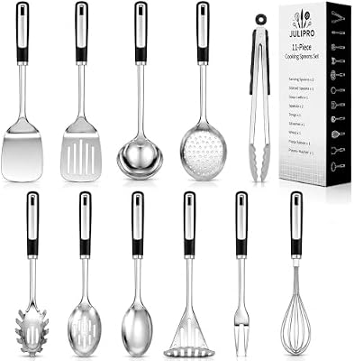Stainless Steel Kitchen Utensil Set,11 Piece — view 2