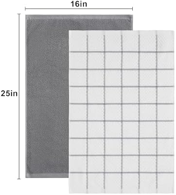100% Cotton Kitchen Dish Towels, 16" x 26" Kitchen Towels Set, 6 Pack — view 3